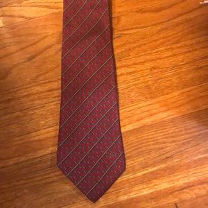 Authentic vintage dark red Gucci tie